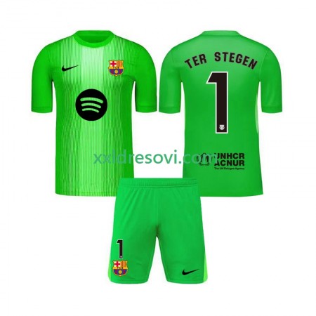 FC Barcelona Ter Stegen 1 Golmanski Domaći Dječji Nogometni Dres 2025-2026